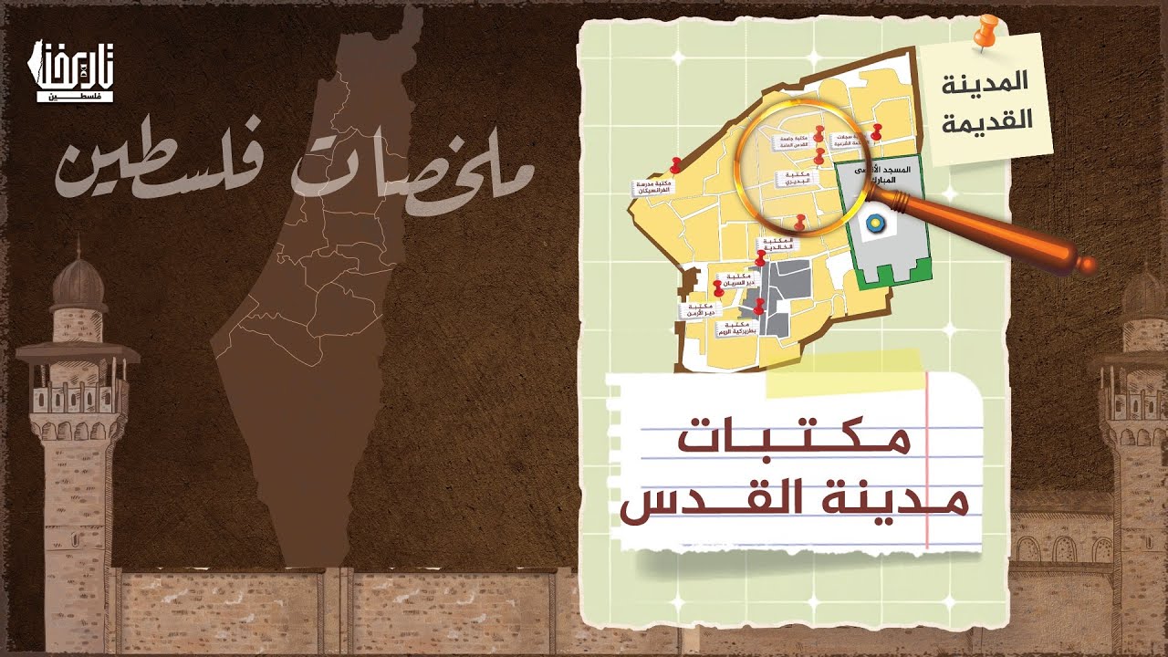 تعرف معنا على مكتبات مدينة القدس